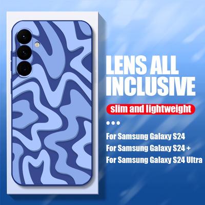 Για Samsung S24 S23 Ultra S22 S21 FE A54 A54 A52 A34 A14 A53 A71 A51 A72 Μαλακή θήκη τηλεφώνου TPU με μοτίβο με λωρίδες