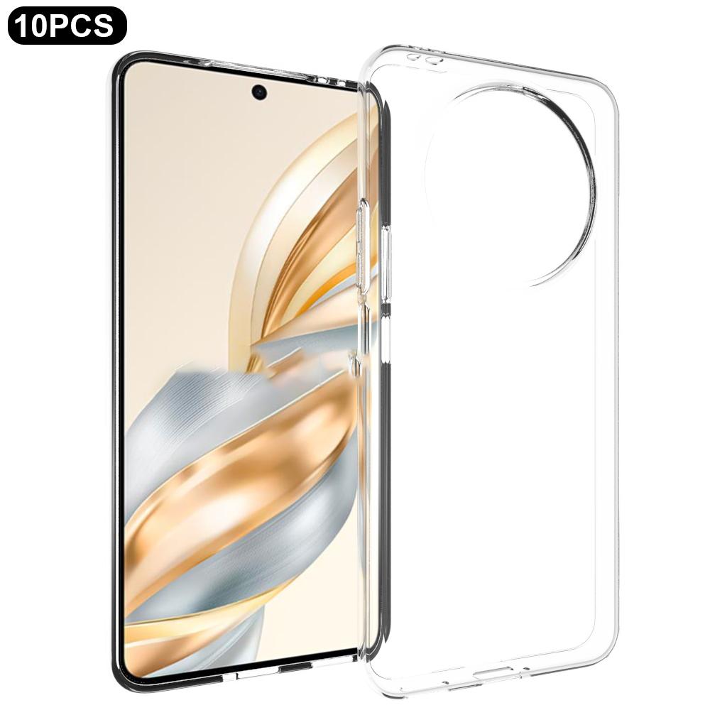 

10Pcs/Pack For Honor X60 5G Clear Case Watermark-Free TPU Protective Cover A