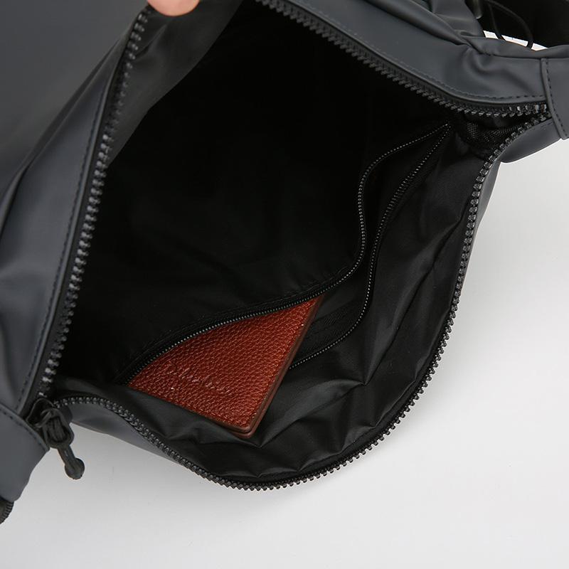 Solid Color Crossbody Bag Men's Large Capacity Shoulder Bag Commuter Briefcase