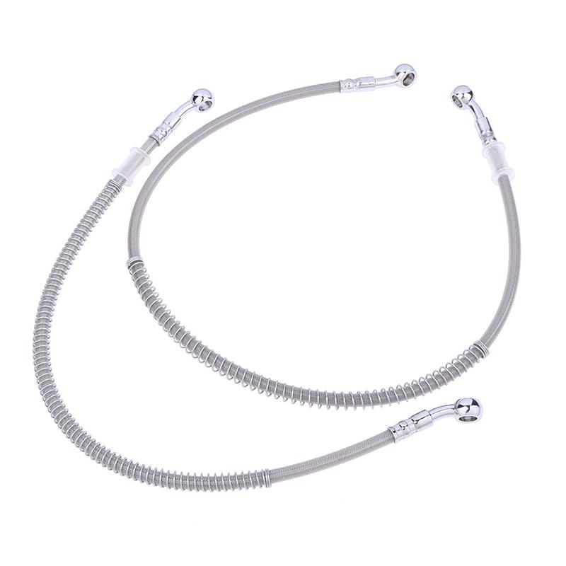 50-200CM Motorcycle Brake Oil Hose Brake Line Universal Motorbike Stainless Steel Braided Pipeline Modification Parts
