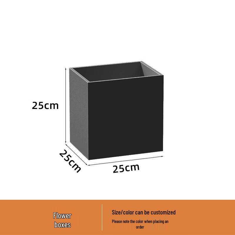 Rectangular Metal Movable Planter Box