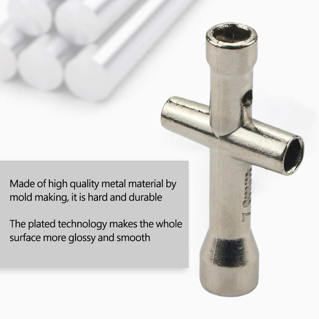 Compact Cross Socket Wrench Nut Maintenance Spanner for Electrician Home Repair Robotic Maintenance Tools