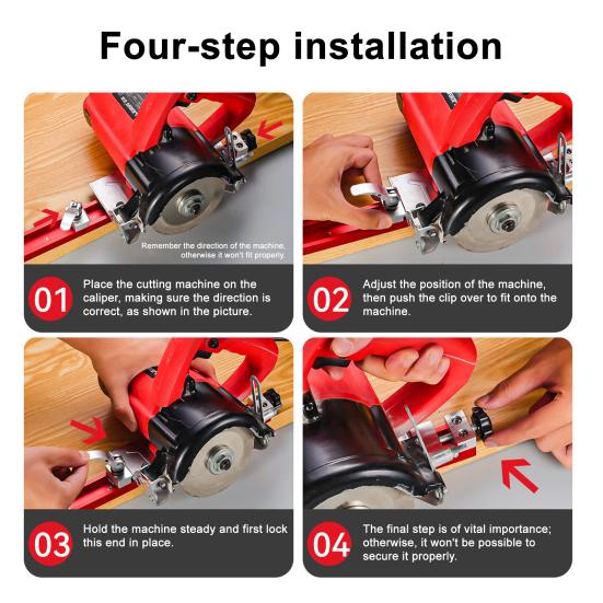 Adjustable Cutting Machine Base Guide Easy to Use Saw Guide