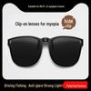 Ultra-Light Polarized Clip-On Sunglasses for Men & Women - Large Frame, UV Protection, Perfect for Prescription Glasses & Driving