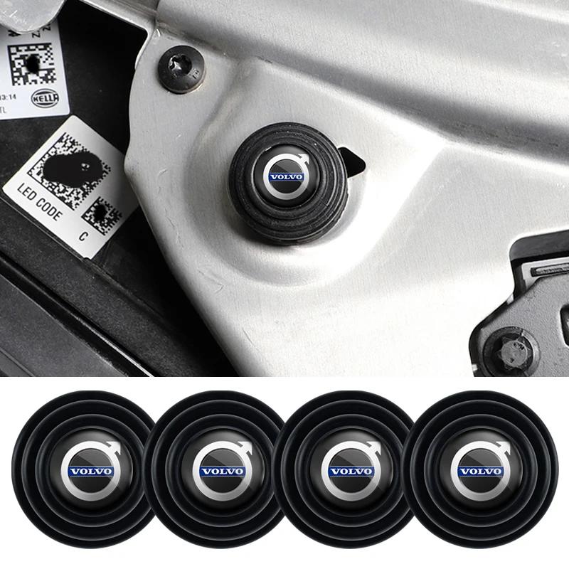 12Pcs Car Door Silicone Anti Shock Pad Sound Insulation Cushion Stickers For Volvo XC90 V90 V60 XC60 V40 S80 S60 S90 C40 XC40