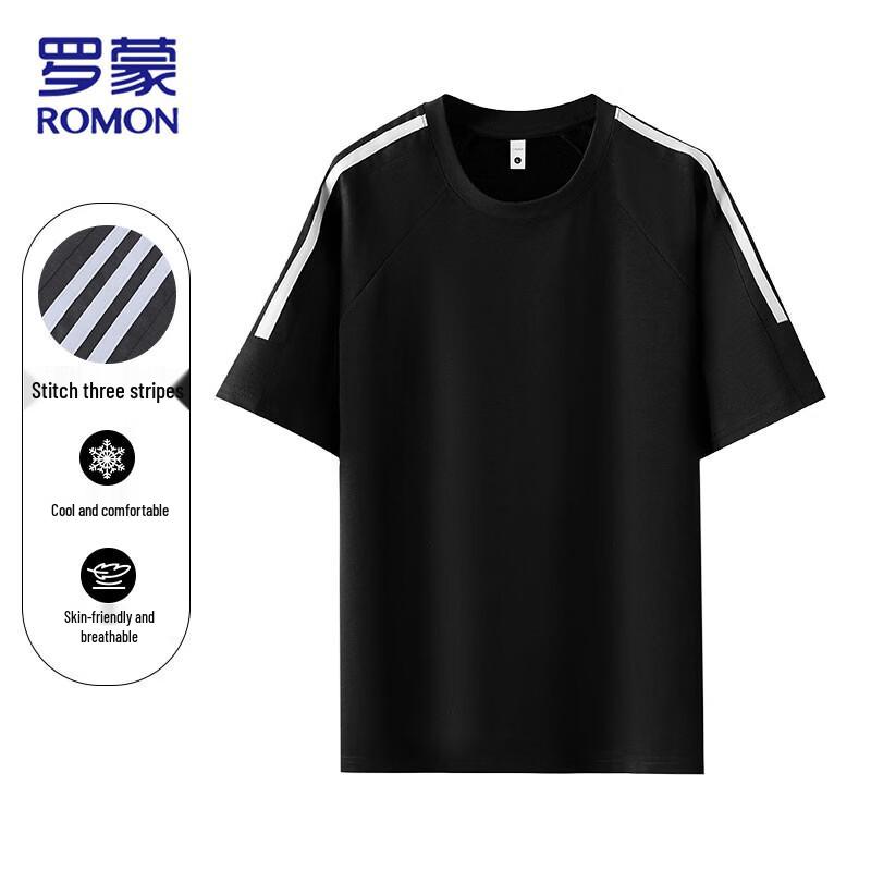 

ROMON Men s Lyocell Blend Cool-Touch T-shirt 2XL