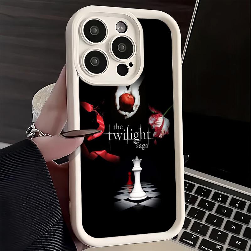 Phone Case for iPhone 17 Air 16E 15 16 Pro Max Twilight Saga Edward Cover 14 Plus 13 12 Mini Soft Shell Silicone Fundas