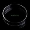 24TE Shrimp Feeder Acrylic Dish Aquarium Fish for Tank Bottom Feeding Tray Reptiles Round Clear Bowl 2.4" Diameter