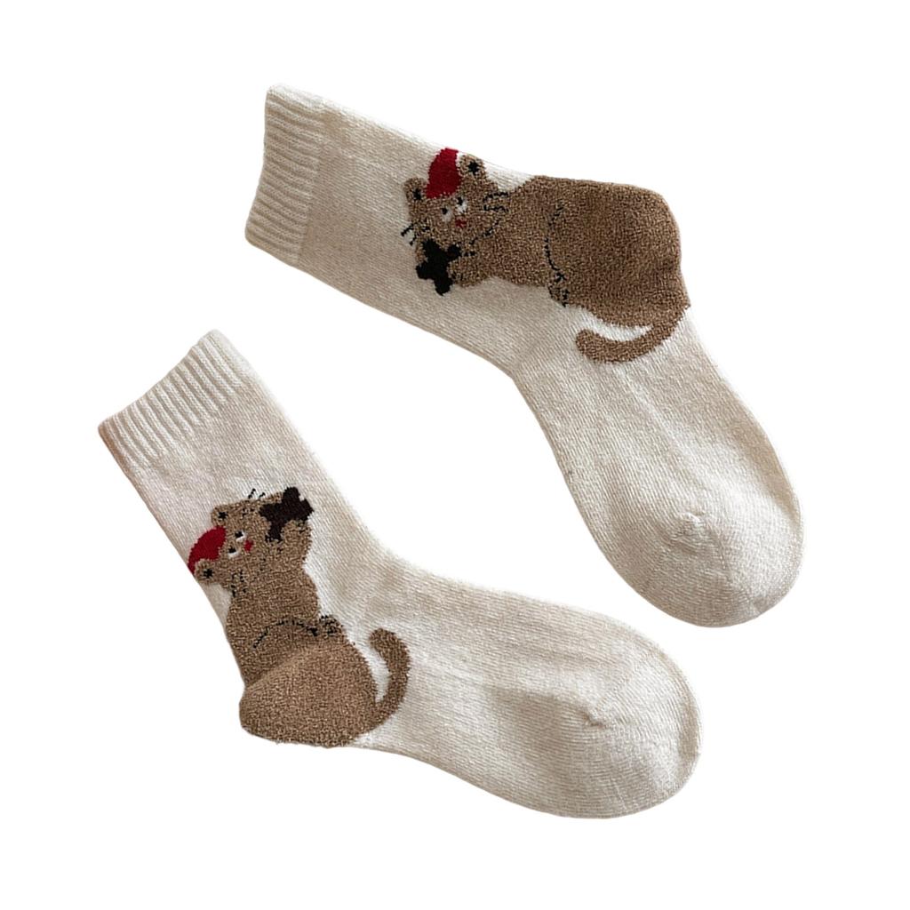 Women's Thermals Socks,Wool Socks,Warm Winter Socks Thick Knitted Boot Socks,Breathable Comfortable Crew Socks Gifts