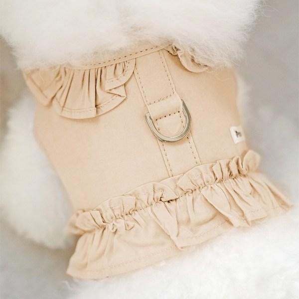 

Шлейка Petsland Puppy Luna Frill, цвет слоновой кости