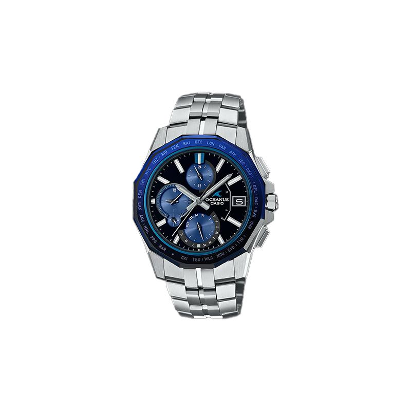 Casio OCEANUS series-Poseidon 6000 OCEANUS Manta solar charging system mobile phone connection function quartz movement titanium strap OCW-S6000-1AJF