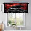 Set Of 2 Gothic Night Curtains Thermal Privacy Bedroom Living Room Home Decor Curtain Sheer With Rod Pocket Polyester Ideal For Great