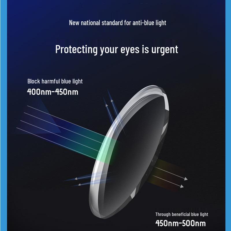 Ultra-Light TR Sports Reading Glasses: Anti-Blue Light, Anti-Slip, Eye Protection for Active Seniors