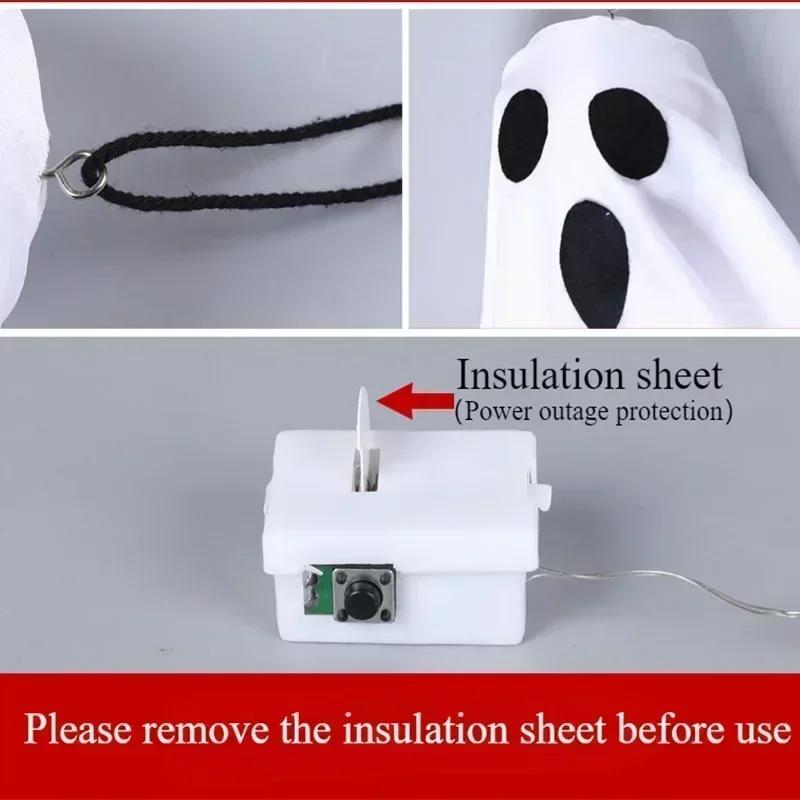 2025 Hanging Ghosts Indoor Wall Bedroom Outdoor Party Garden Patio Front Porch Yard Scary  Spooky Fall Halloween Ornaments Gifts
