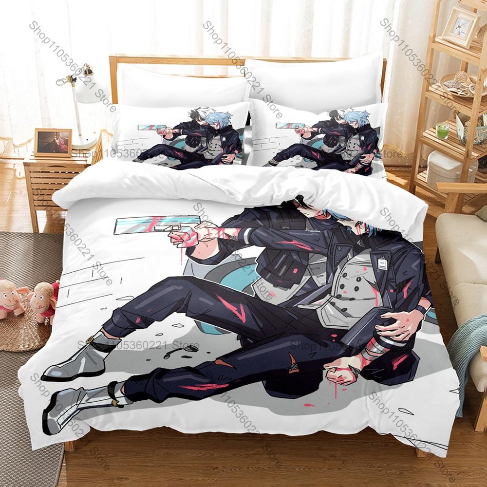 Cool Mahoutsukai No Yakusoku Fan Merch Duvet Cover + 2 Pillowcases Gentle Fantasy Wizard Illustration Art Bedding Set Skin-Frien