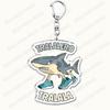 Italian Brainrot Animals Meme Keychains for Accessories Tralalero Tralala Tung Tung Tung Sahur Brr Brr Patapim Keyring Fans Gift