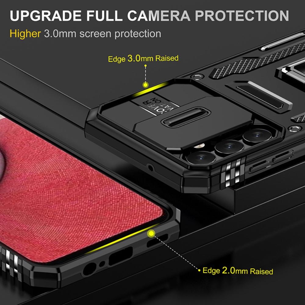 Kickstand Armor Shockproof Phone Case for Samsung A57 A27 A37 A17 A56 A36 A26 A16 A55 A35 A25 A15 A54 A34 A24 A14 A52 A13 A53 A33 S25fe Magnetic Cover