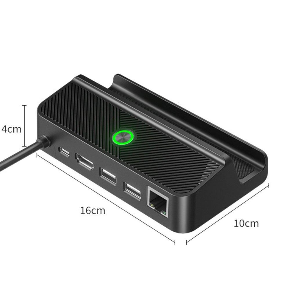 5-in-1 Steam Docking Station for Valve Steam Deck Charging with HDMI TV Mode 4K@60Hz Output
