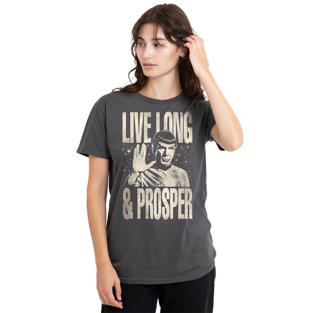 Star Trek: The Original Series Unisex Adult Prosper Spock T-Shirt
