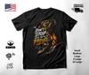Don't Stop Until You're Proud Gold Graphic T-Shirt Black Unisex S-2XL