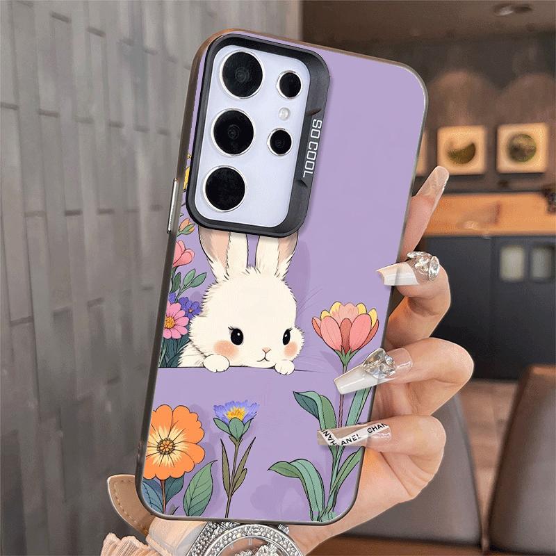 Süße Cartoon-Hase-Kaninchen Weiche Handyhülle für Samsung A17 A16 A15 A14 A13 A57 A56 A55 A54 A53 A37 A36 A35 A34 A33 A26 A25 A24 A2