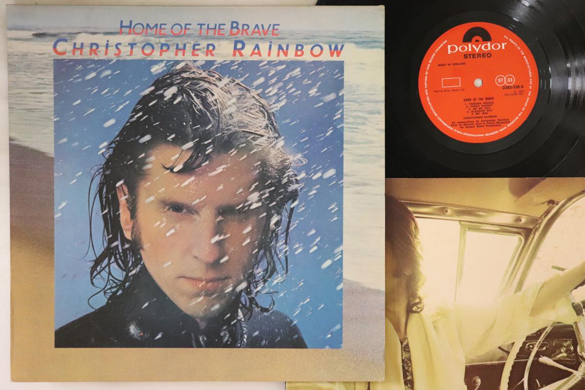 

LP Record CHRISTOPHER RAINBOW - Home Of The Brave 2383338 POLYDOR 1975 UK Rock Used