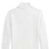 Polo Ralph Lauren Solid Color Small Pony Logo Stand Collar Half Zip Long Sleeve Kids Tops White 323953023-003