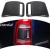 Carbon Fiber Rear Taillight Tail Light Lamp Trim Frame for Dodge Ram 1500 18-21