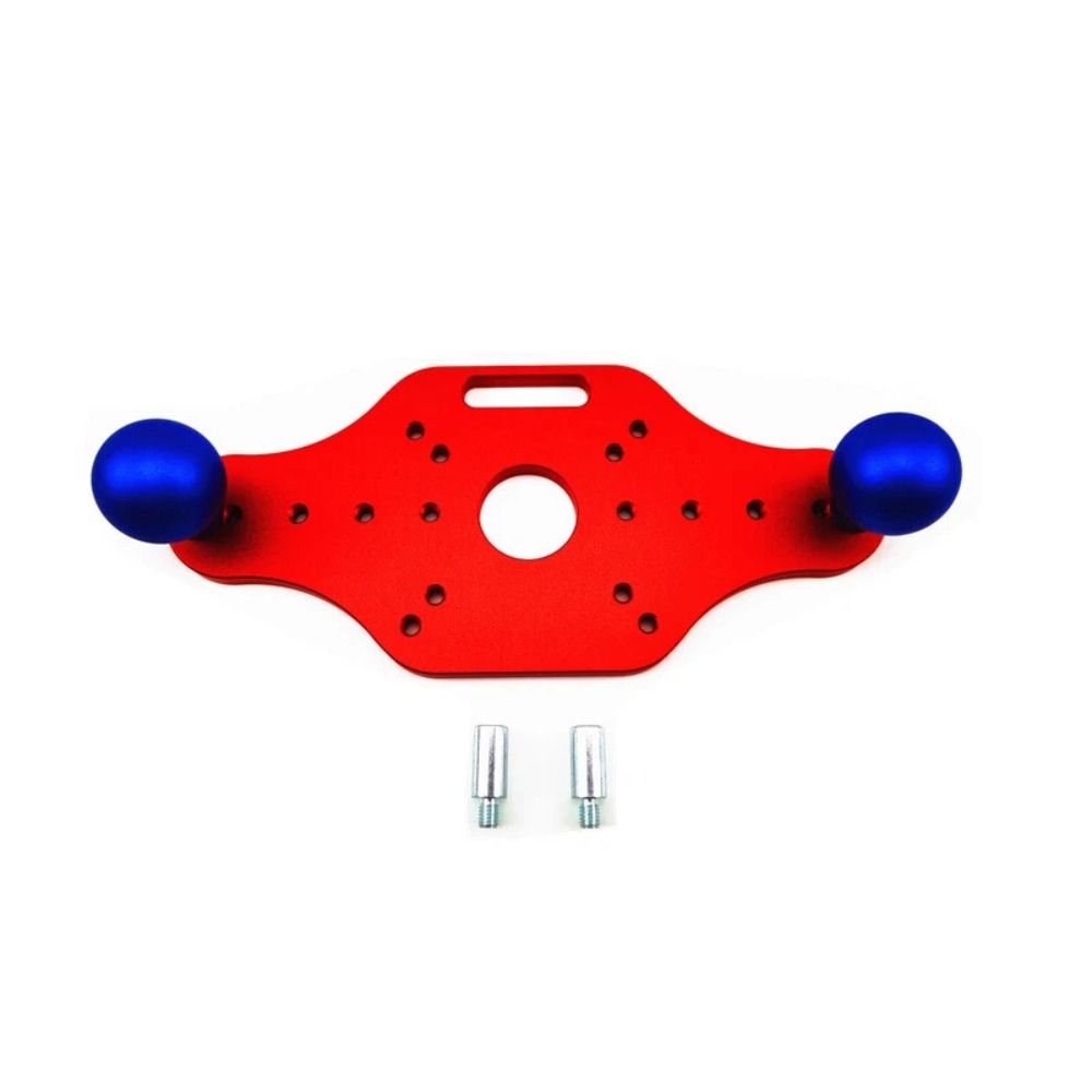Slotted Bottom Plate Wood Router Base Rust Resistant Router Table Insert Plate  Wood Milling