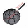 4 Hole Breakfast Egg Pan Round Egg Cooker Durable Egg Frying Pan  Burger Shop