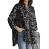 Women Spring Casual Long Sleeve Printed Top European American Fashion