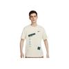 Round Neck Pattern Printed Football Short Sleeve T-Shirt Men T-Shirts Coconut-Milk FZ8713113