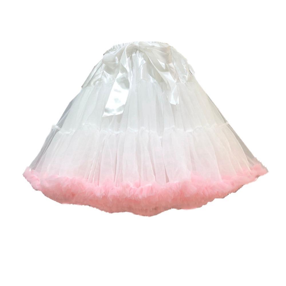 Mesh Lolita Petticoat Multilayer Cosplay Crinoline Underskirt Fashion Petticoats for Wedding  Girls