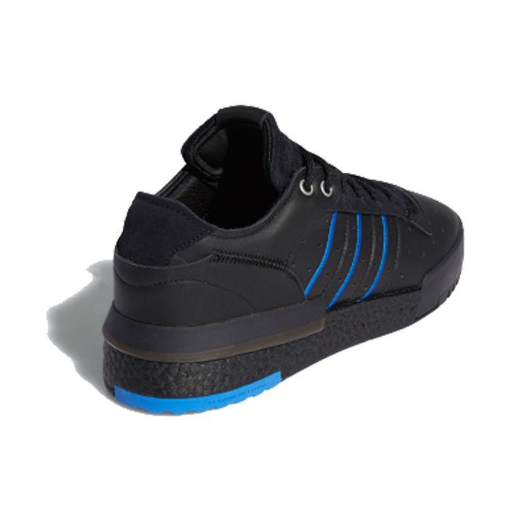 Adidas Originals Rivalry Rm Low Non-Slip Shock Absorption Low-Top Skate Shoes Men Sneakers Black Blue EF6438