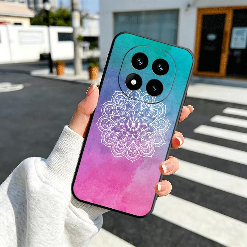 Mandala Style Pattern Soft Phone Case for Xiaomi Redmi Note 12 13 14 15 Pro Plus 11 12S 11S 11T 10 4G Black Cover Back Shell