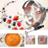 Elektrischer Edelstahl-Mixer 2 Geschwindigkeiten Mixer Handmixer Eierschläger Gemüsesaftpresse Mühle Zerkleinerer 4 in 1 Mit 700ml Becher