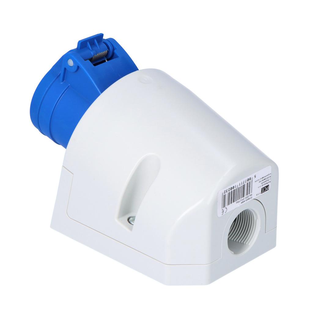 Fixed socket 16A 230V 2P+Z IP44