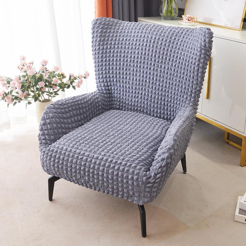Solid Color Seersucker Lazy Boy Sofa Covers Relax Sofa Slipcovers Stretch Universal All-inclusive Lounge Tatami Chair Cover