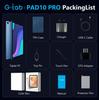 G-tab PAD10 PRO NEO 10.1"Android Tablet for Home learning,6580mAh High Capacity battery,2.0GHz Octa-core processor,2.4G/5G Dual Band Wi-Fi.