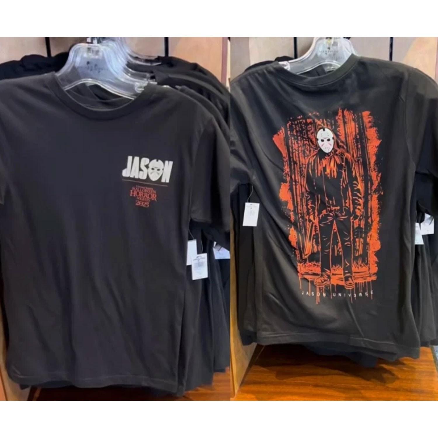 Reprint Universal Halloween Horror Nights 2025 Jason Universe T-Shirt S