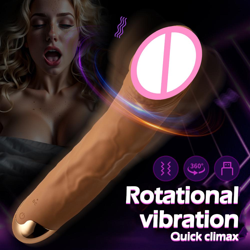 Sex Toys for Women Vaginal Dildo Vibrator G Spot Clitoris Stimulation 360 Rotation Vibrator Female Adult Supplies
