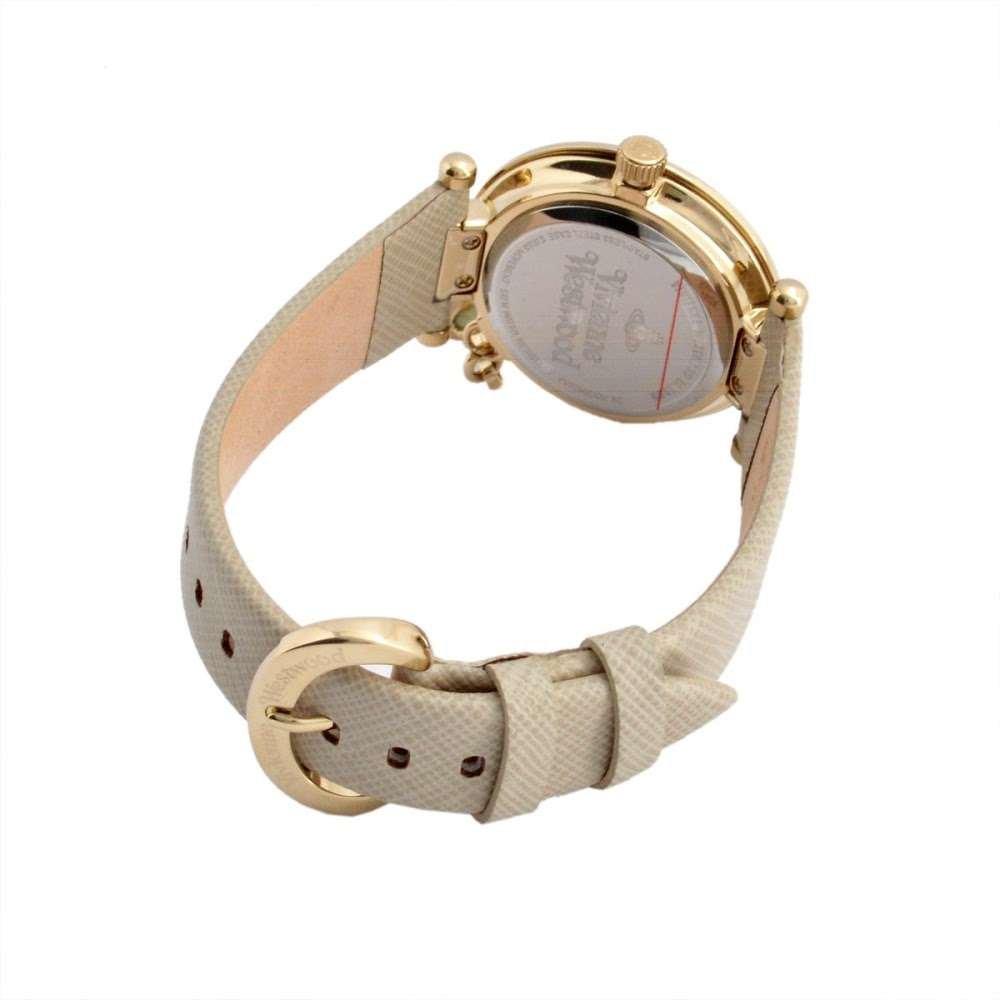 Orb Pop 32mm Quartz VV006GDCM [Vivienne Westwood] Watch, Cream, [Used]