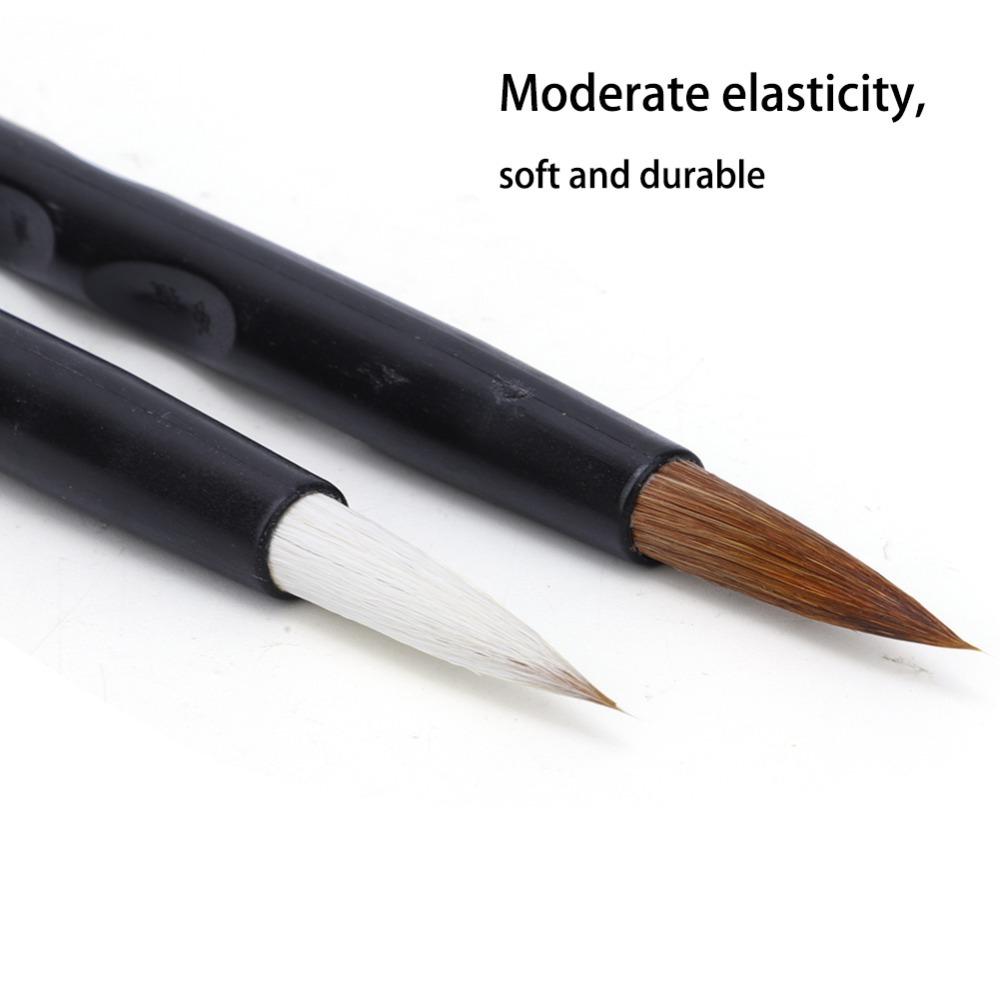 2PCS Nylon Hair Beginner Practice Brush Mixed Hair Writing Brush  Student Beginner Training