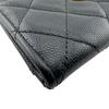CHANEL Matelassé Caviar Skin leather Coin case black leather Used
