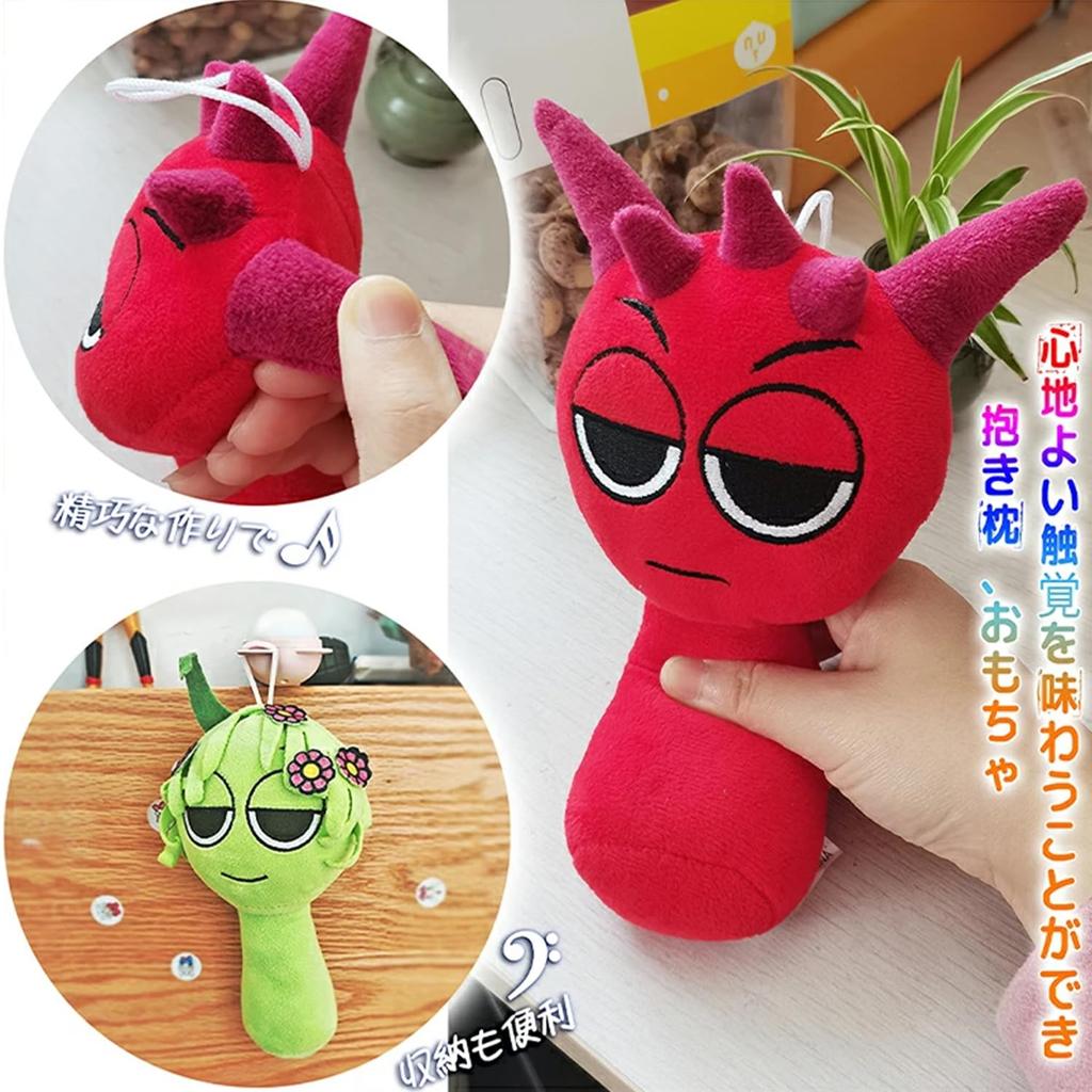 HOMANY Sprunky Plush Doll of 8 To Choose Sprunki Doll Character Horror Game Peripheral Horror Music Game 20cm Cartoon Plush Toy Christmas Gift for