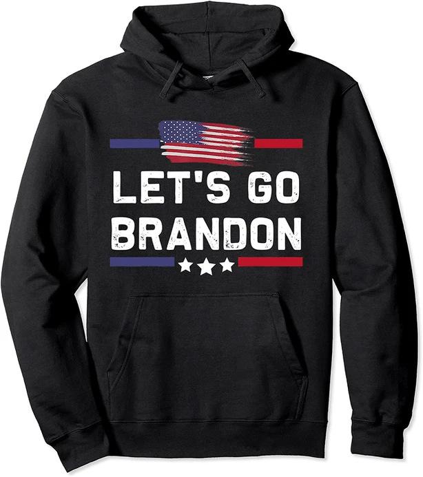 

Hooded Sweater Flag Print Crew Neck Top XS