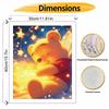 Disney Sleeping Pooh Bear Digital Oil Painting Diy Coloring Handpainted Filling Home Decoration Art Gift Set for Home Decor Wall