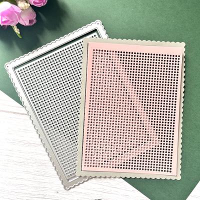 Kreuzstich-Metall-Stanzformen, DIY-Handwerk, Kohlenstoffstahl, Prägevorlage, Schablone, Scrapbooking für Karten-Stanzformen
