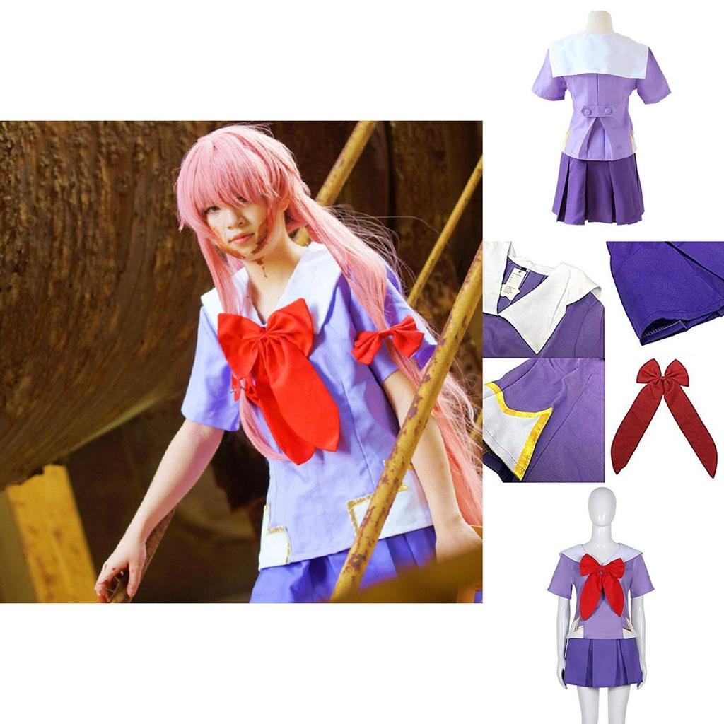 Stunningly Crafted Future Diary Gasai Yuno Costume Outfit With Exquisite Workmanship