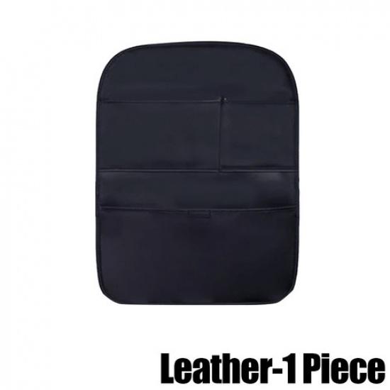 1Pc Car Seat Anti Kick Pad Mat PU Leather Storage Cover Protector Accessories